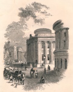 Ancien hôtel de ville et bâtiments commerciaux, Leeds, 19e siècle - Unbekannt
