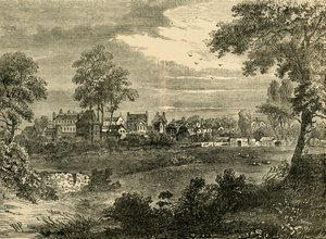 Ancienne Vue de Kensington, vers 1750, vers 1876 - Unbekannt