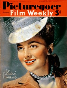 Olivia de Havilland née en 1916, actrice américaine, 1940
