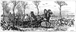 Sur une route près de Saint-Pétersbourg, Russie, 1882 - Unbekannt