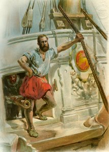 Un des hommes de Drake, 1588 vers 1890-1893
