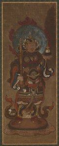 Un des douze deva : Bishamon-ten Vaisravana, fin du XVe-début du XVIe siècle - Unbekannt