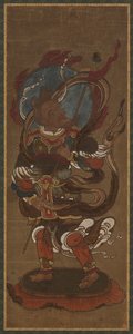 Un des douze deva : Fu-ten Vayu, fin 15ème-début 16ème siècle - Unbekannt