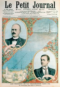 Ouverture de la liaison télégraphique sans fil entre Paris et Casablanca, 1907