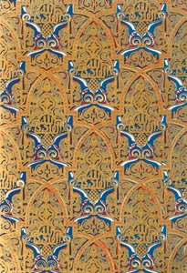 Ornement en panneaux sur les murs, Salle des Ambassadeurs, 1907 - Unbekannt