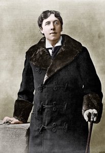 Oscar Wilde, écrivain, esprit et dramaturge irlandais, vers 1890