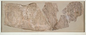Ostracon, inscrit en hiératique, XIXe dynastie vers 1292 av. J.-C. - vers 1190 av. J.-C. - Unbekannt