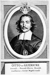 Otto von Guericke, inventeur, ingénieur et physicien allemand, 1672