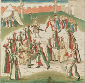 Jeux en plein air, vers 1515