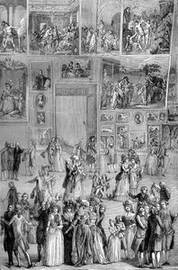 Exposition de peinture, le Louvre, Paris, 1737, 1882-1884 - Unbekannt