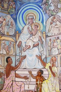 Vierge et Enfant dans la cathédrale de Lomé, Lomé, Togo - Unbekannt