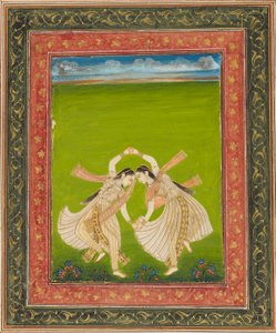 Paire de filles jouant au phugadi