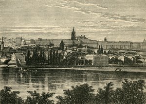 Palais des rois de Bohême et cathédrale de Hradschin, Prague, 1890