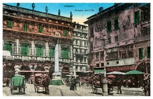 Palazzo Maffei, Vérone, Italie, fin du XIXe ou début du XXe siècle