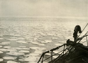 Glace en crêpe dans la mer de Ross, vers 1908, 1909 - Unbekannt