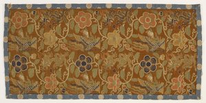 Panneau avec dragons, perles, phénix et motifs floraux - Unbekannt