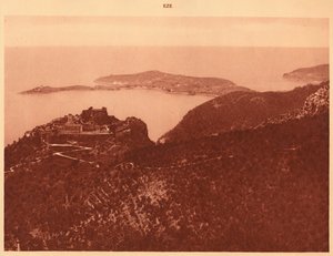 Panorama et Cap Ferrat vus de la Grande Corniche, Èze, 1930 - Unbekannt