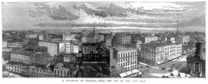 Panorama de Chicago depuis le sommet de l
