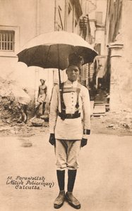 Parawallah, policier indigène, Calcutta, vers 1900