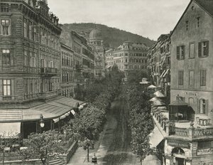 Parkstrasse, Carlsbad, Tchécoslovaquie, 1895