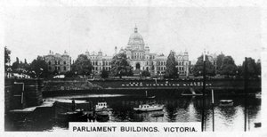Bâtiments du Parlement, Victoria, Colombie-Britannique, Canada, vers 1920