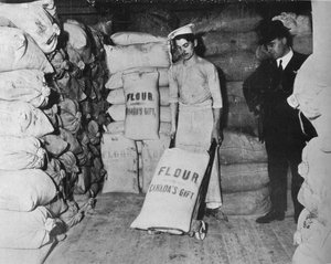 Partie du don de farine du Canada pour le soulagement de la détresse de guerre en Angleterre, 1915 - Unbekannt