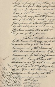 Partie de lettre datée du 31 décembre 1806 de Lloyds à l