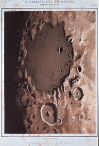 Partie de la surface lunaire