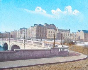 Pont de Patrick montrant la statue du Père Mathew, vers 1910 - Unbekannt