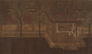 Pavillon avec figures - Unbekannt