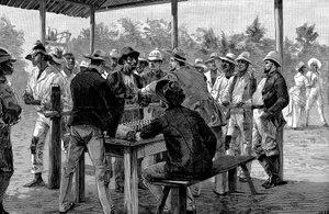 Paiement des travailleurs antillais, 1888 - Unbekannt