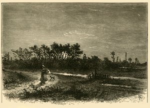 Peakirk, depuis le canal, 1898