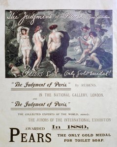 Publicité pour le savon Pears, 1897