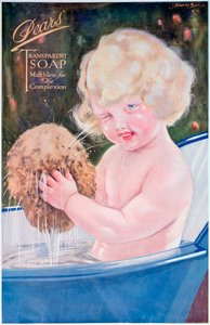 Publicité pour le savon Pears, 1920