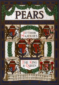 Pears, savonniers par nomination à leurs majestés, XIXe siècle