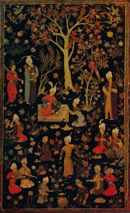 Couverture de livre en papier mâché persan, vers 1600 - Unbekannt