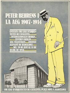 Peter Behrens et AEG 1907-1914 Affiche