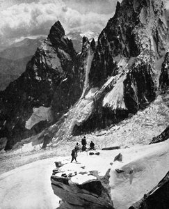 Crête de Peteret, Mont Blanc, France, début du 20e siècle