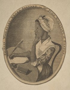 Phillis Wheatley, servante noire de M. John Wheatley de Boston, vers 1773 - Unbekannt