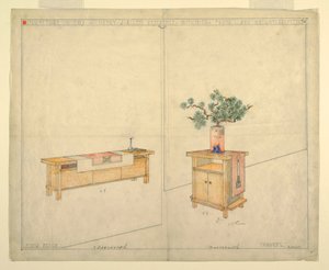 Banc de piano et tabouret, Résidence Henry J. Allen, Wichita, KA, 1917 - Unbekannt