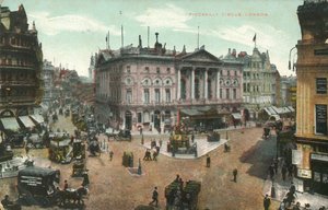 Piccadilly Circus, Londres, fin 19e-début 20e siècle