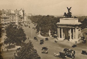 Piccadilly et la Quadrige de Constitution Hill, vers 1935