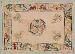 Housse de coussin, XVIIe-XVIIIe siècles