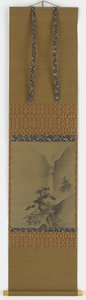 Pins et cascade, période Edo, 1615-1868 - Unbekannt