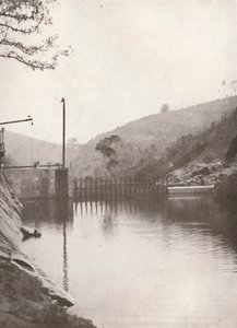 Barrage de dérivation de Pirahy en amont des travaux de Rio Light and Power, 1914 - Unbekannt