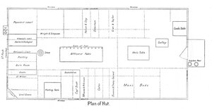 Plan de la hutte, c. 1910-1913 - Unbekannt