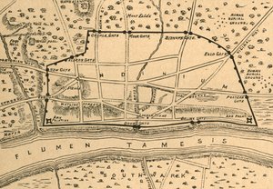 Plan de Londres romain - Unbekannt