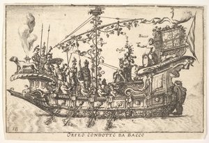 Orphée conduit par Bacchus, de la série La magnificence..., 1664. - Unbekannt