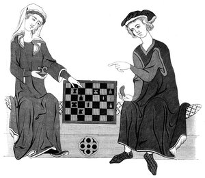 Jouer aux échecs, 13e siècle 1849