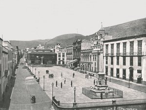 Plaza de la Candelaria, Santa Cruz de Tenerife, Canaries, Espagne, 1895